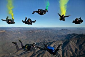 skydiving in India