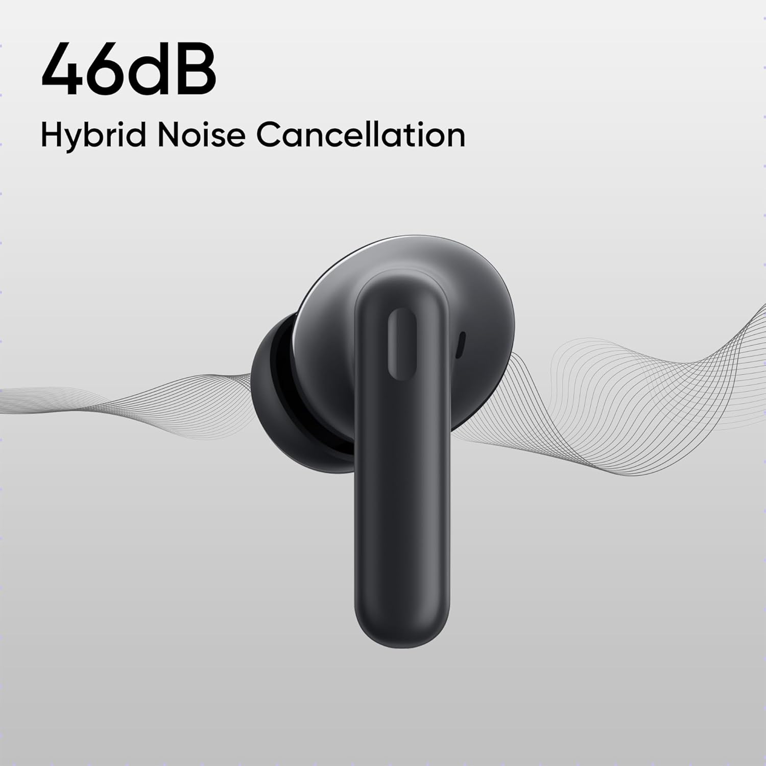 realme buds t200x true wireless earbuds with 12.4mm dynamic bass drivers, 25 db anc, quad mic, 45ms latency, upto 48 hrs playback, fast charge, ip55 rated, bt 5.4 (pure black) realme buds t200x true wireless earbuds with 12.4mm dynamic bass drivers, 25 db anc, quad mic, 45ms latency, upto 48 hrs playback, fast charge, ip55 rated, bt 5.4 (pure black)